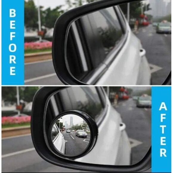 2Pcs Universal Blind Spot Mirror 360° Wide Angle - Picture 4 of 4